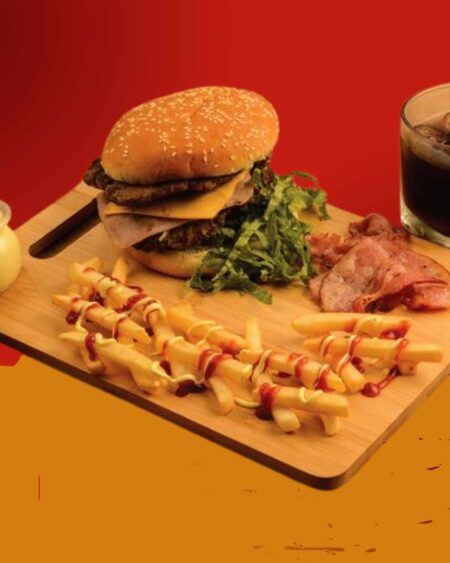 Combo Hamburguesa Doble Torta Especial