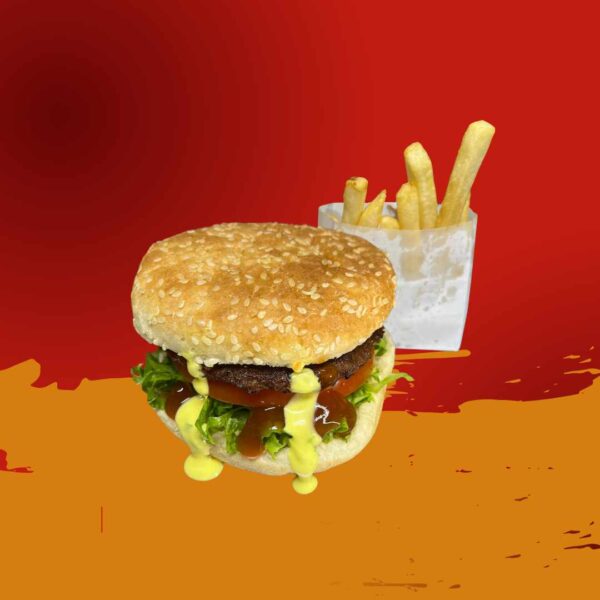 Hamburguesa y Papas