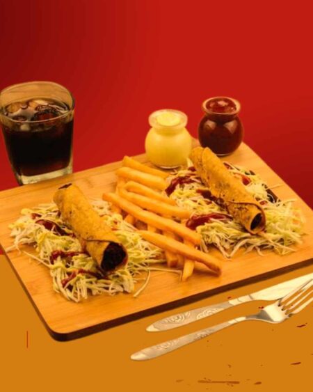 Combo de 2 Tacos+papas+refresco